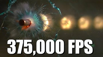 Backwards Bullet Shockwaves between Glass at 375,000 FPS - The Slow Mo Guys