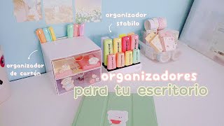 DIY - tratando hacer un organizador de escritorio y no fallar en el intento  