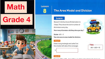 Math Grade 4 / The Area Model and Division