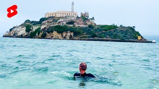 Businessman replicating prison escape swimming from Alcatraz to