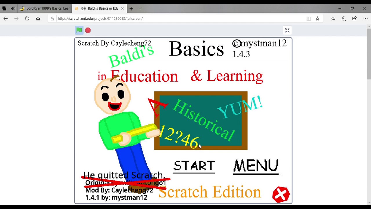 Baldi's Basics - Discuss Scratch