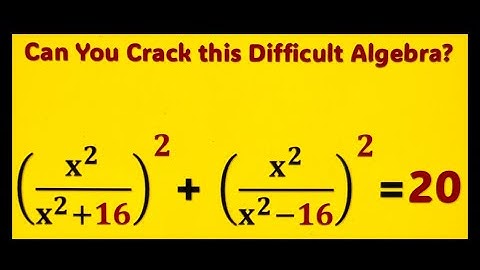 Can you Crack this difficult Algebra Question? #iitpreparation #iit #jeemains #maths #algebratricks