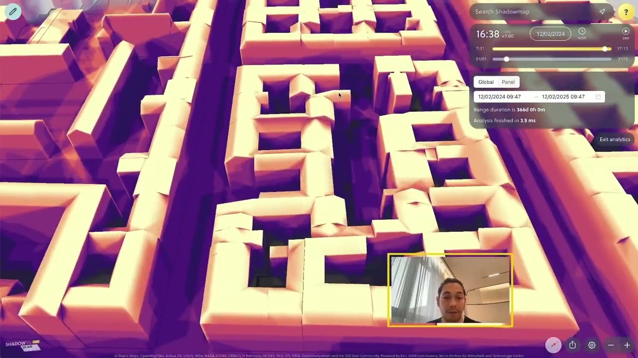 Shadowmap 3D Solar Analytics Tour