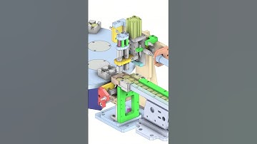 Vibrating plate distribution, vibrating plate conveying #solidworks #mechanical