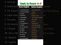 Basic to Native English speakers 😎🚀