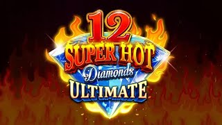 12 Super Hot Diamonds Ultimate slot by Wizard Games | Gameplay + Free Spins Feature screenshot 4