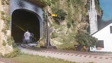 Model Train Tunnel Through the Wall!