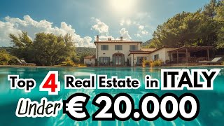 Under €20.000 - 4 incredible Real Estate in Cicily, Italy  Cheapest House Tour in Italy 2025