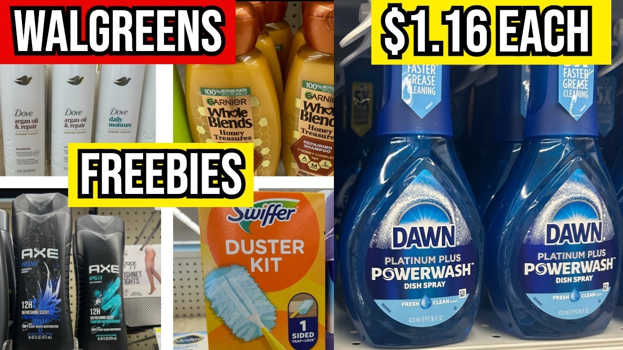 Walgreens **2 БЕСПЛАТНЫХ ПОДАРКА** + $1.16 Средство для мойки высокого давления DAWN!! Вперед!!