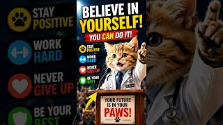 ♥️♥️Don't Give Up! Powerful Motivation #viral #viralvideo  #cat #catshorts #catblogger