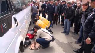 Yayayı ezen kamyon kabinindeki oyuncaklar görenleri şaşırttı