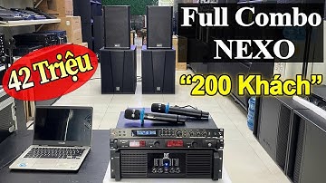 Test Thực Tế Bộ Dàn Âm Thanh Loa Nexo Ps15  | Sub Hơi Bass 50 Đánh Căng - Martin MX36000Plus