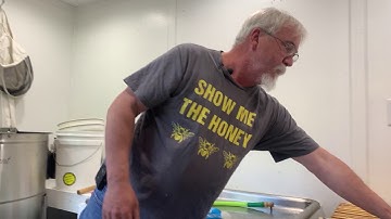 Crush and Strain Honey Harvesting with Greg Wolgemuth