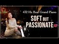 3 Hours of 432 Hz Soft but Passionate Piano Music - Sangah Noona Live Collection on Real Grand Piano
