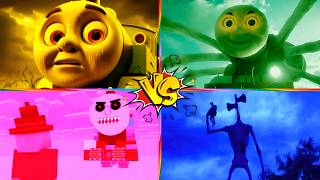THOMAS TRAIN  🆚  CHOO CHOO CHARLES 🆚DEAD HOUSE 🆚 SIREN HEAD 🎶 TILES HOP EDM RUSH