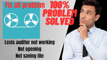 How to fix Lexis Audio Editor app not working