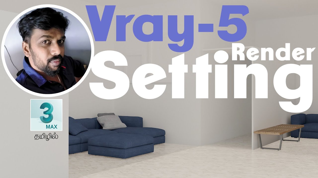 Vray 5 render settings 3ds max tutorial in tamil தமிழ் - YouTube