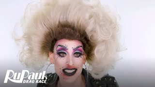 Dusty Ray Bottoms' Signature Look Makeup Tutorial 💄 | RuPaul's Drag Race S10
