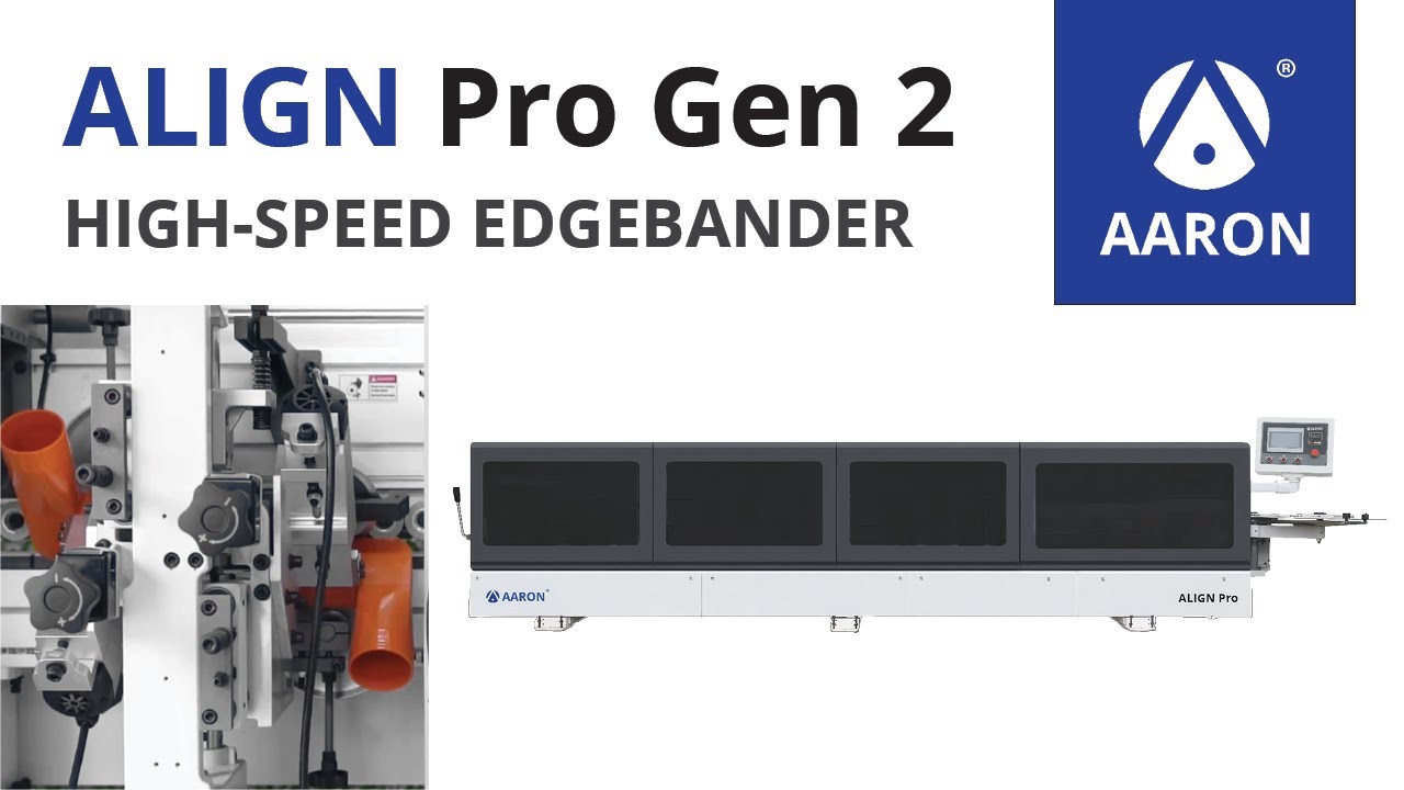 Aaron ALIGN Pro Gen 2 - Pre-milling and Corner Rounding Edge Banding Machine