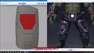 Marvel's Avengers - Hulk Thigh Diseñado 3D - Wings3D