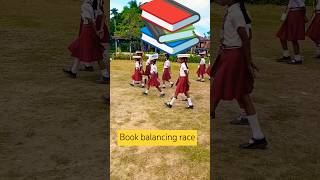 Book balancing race #students #sports #studentlife #teacher #school #ytshortsindia #youtubeshort