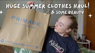 huge haul of summer holiday clothes - primark, asos & zara! (+ beauty bits from Superdrug)