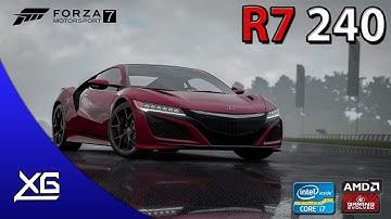 Forza Motorsport 7 Graphics UPDATE | R7 240 2GB DDR3 | 720p | MED | FPS - TEST