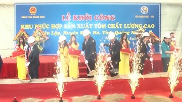 Khởi công khu sản xuất tôm giống 500 tỷ đồng tại Quảng Ninh