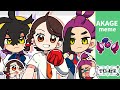 【ポケモンSV】【手描き】スグリとアオイによるAKAGE meme
