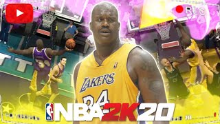 NBA 2K20 MOBILE *PRIME* SHAQ O'NEAL BEST CENTER DOMINANT BUILD!