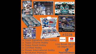 06/29 - 2025 TOPPS SIGNATURE CLASS FINEST CHROME FOOTBALL - 6x Box