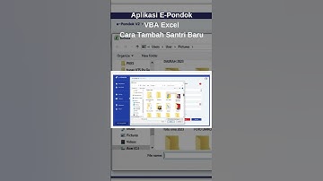 gini cara tambah data santri baru di aplikasi E-Pondok V2 berbasis VBA Excel  #excel