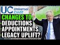 Universal Credit 2021 BIG Changes & Updates (Deductions, Appointments & Legacy Benefits Uplift)