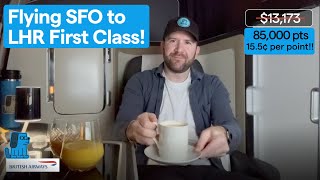 British Airways First Class! On the 777 from San Francisco to London Heathrow (SFO 🛫 LHR)