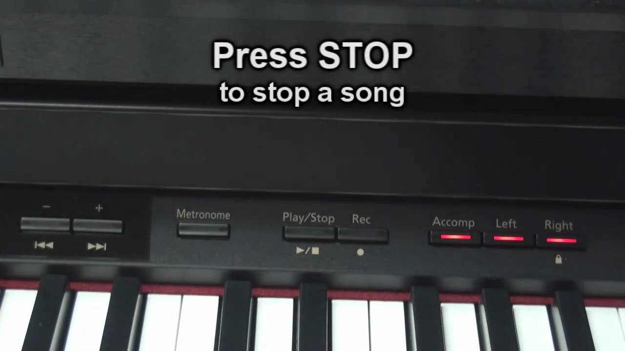 Song Operating Tips for Roland HP302 HP305 DP990F - YouTube