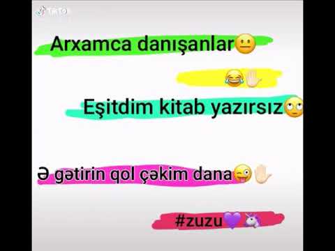 Buda gelsin özünen xeberi olmıyıb arxamca danışanlara😎😎