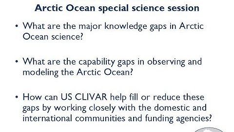 Observing and Understanding the Arctic Ocean: Gaps and Opportunities