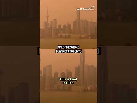 Wildfire smoke blankets Toronto