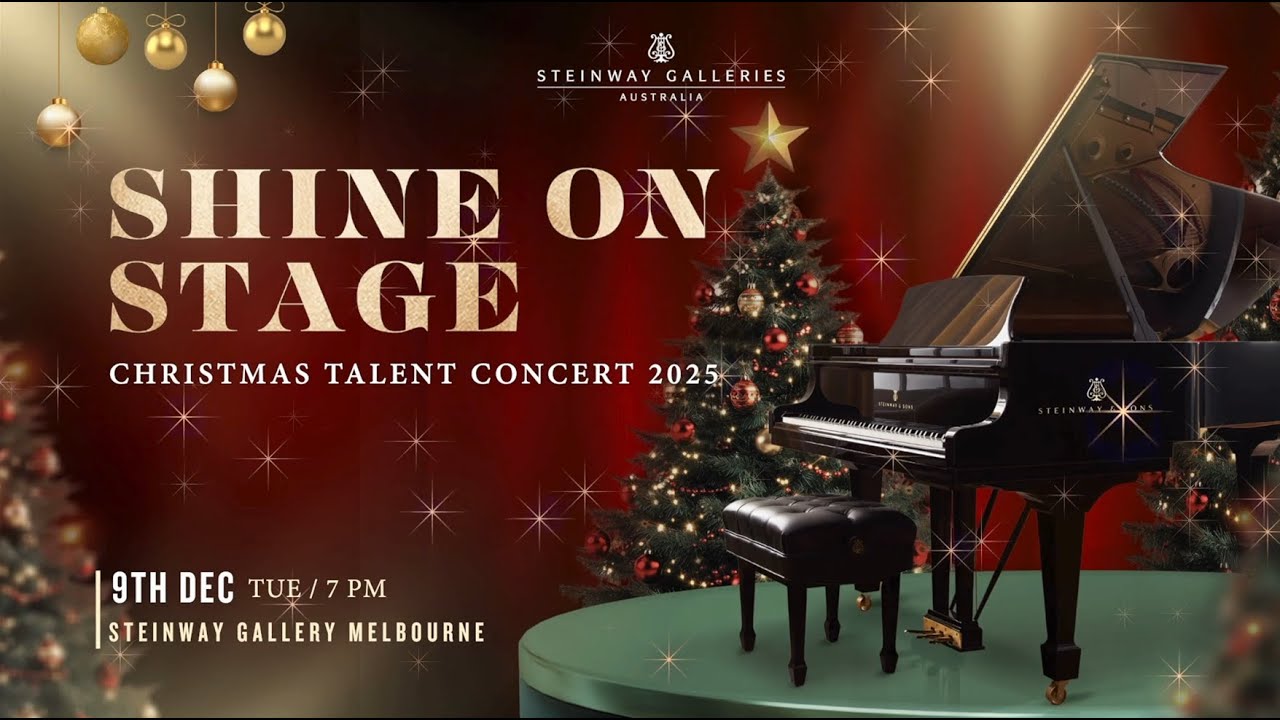 Shine on Stage Christmas Talent Concert | Steinway Gallery Melbourne (2025 Highlights)