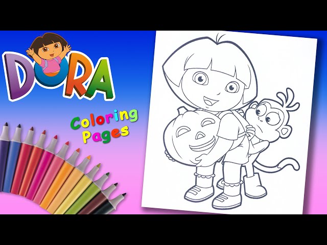 Dora the Explorer Coloring Pages to Print - Get Coloring Pages