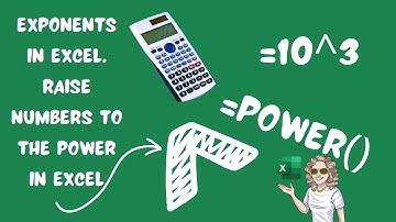 How To Raise To The Power Of/EXPONENTS In Excel. Two Methods. Both EASY!.