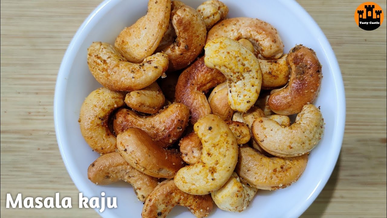 spicy roasted cashews recipe in telugu masala kaju in telugu