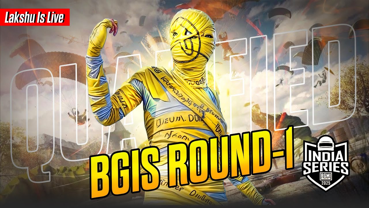 QUALIFIED FOR BGIS ROUND 1 | BGMI LIVE | LAKSHU🔴IS LIVE - YouTube