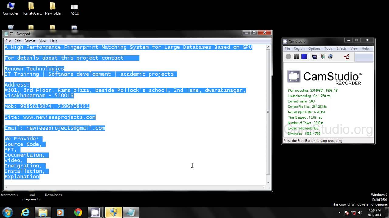 A High Performance Fingerprint Matching System for Large Databases   | IEEE | IEEE projects 2014