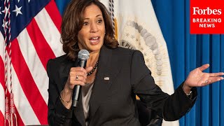 Vice President Kamala Harris Touts Bipartisan Infrastructure Bill