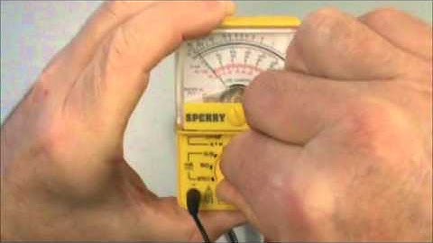 Testing Voltage Using a Multimeter.wmv