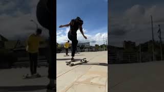 Girls do Tricks - Longboard Dancing and Freestyle - Apex 40 DoubleConcave #shorts