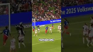 Captain Horan STRIKES Right Before the Whistle! 😱 Doubles the Lead  #USWNT #womenpower #sportsshorts
