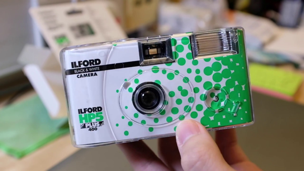 Another disposable camera with ILFORD film YouTube