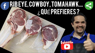 ¿Cuál es la diferencia entre el ribeye y el cowboy ribeye?